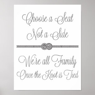 Nautical Knot wähle einen Platz, der nicht auf der Poster