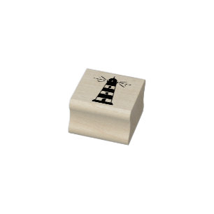 Nautical Lighthouse Beach Wedding Stationery Gummistempel