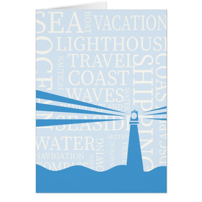 Nautical Lighthouse Poster (Vorne)