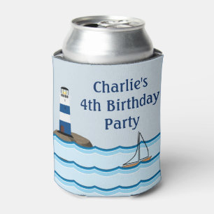 Nautical Lighthouse Scene Custom Birthday Dosenkühler