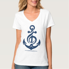 Nautical Melody Anchor T-Shirt