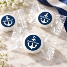 Nautical Navy Anchor Custom Wedding Monogram