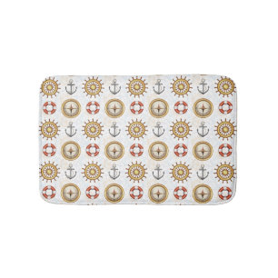 Nautical Pattern Bad Matten