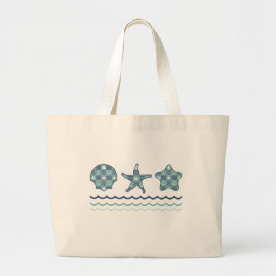 Nautical Quilt Tote Bag Jumbo Stoffbeutel