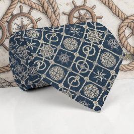 Nautical Ropes Custom Necktie Krawatte