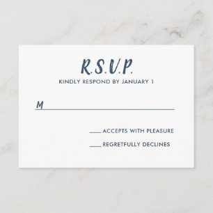 Nautical Sailboat Wedding RSVP Karte
