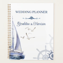 Nautical Sailing Yacht Wedding Planer
