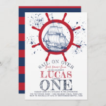 Nautical Sailor First Birthday