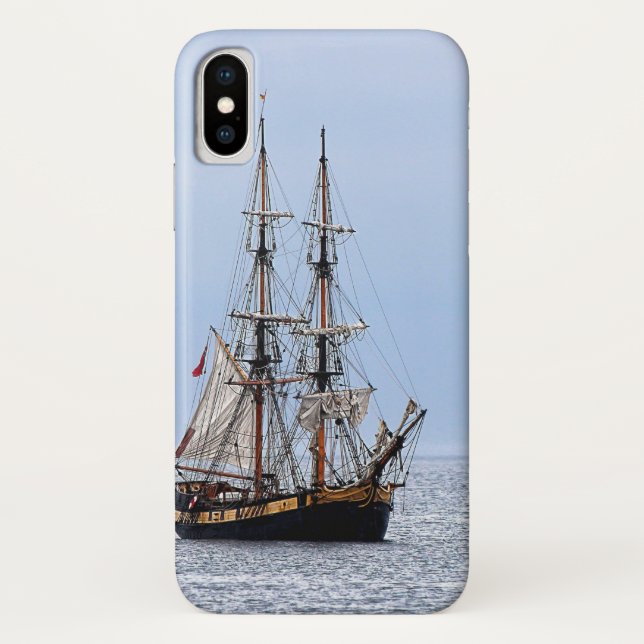 Nautical Schooner Blue Skies Case-Mate iPhone Hülle (Rückseite)