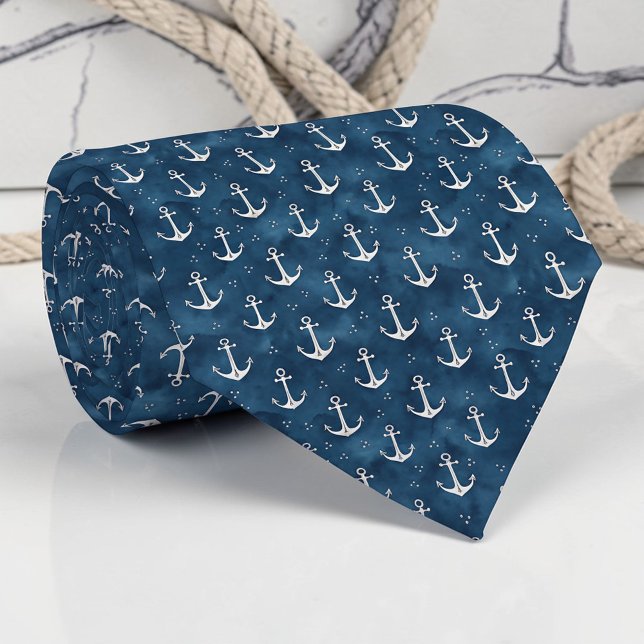 Nautical Sea Life Custom Necktie Krawatte (Von Creator hochgeladen)
