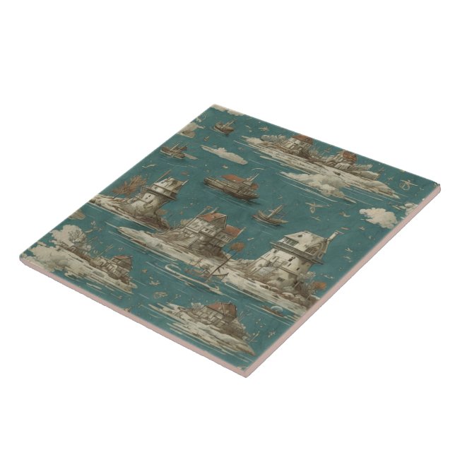 Nautical Seascapes Oil Painting No11 Fliese (Seite)