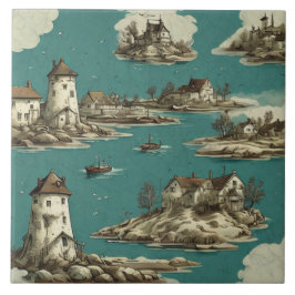 Nautical Seascapes Oil Painting No13 Fliese