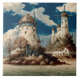 Nautical Seascapes Ölgemälde Nr. 8 Fliese