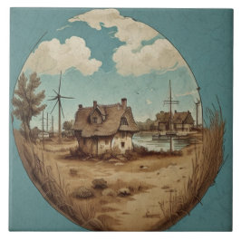 Nautical Seascapes Ölgemälde Nr. 9 Fliese