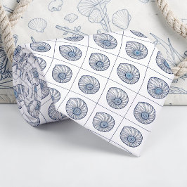 Nautical Seashells Custom Necktie Krawatte