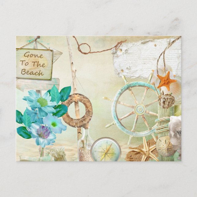 Nautical Series Design 2 Postkarte (Vorderseite)