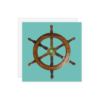 Nautical Ship Helm Vielen Dank