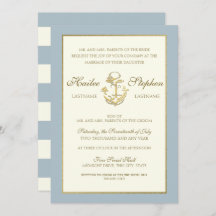 Nautical Steel Blue Wedding