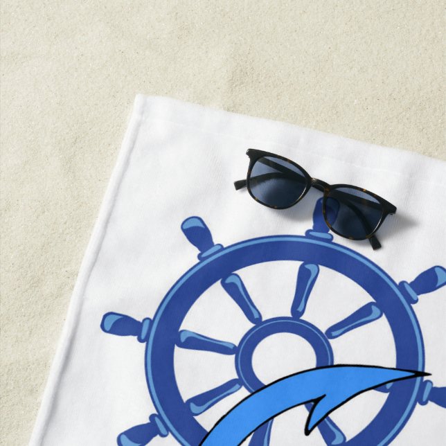 Nautical  strandtuch (Beispiel)