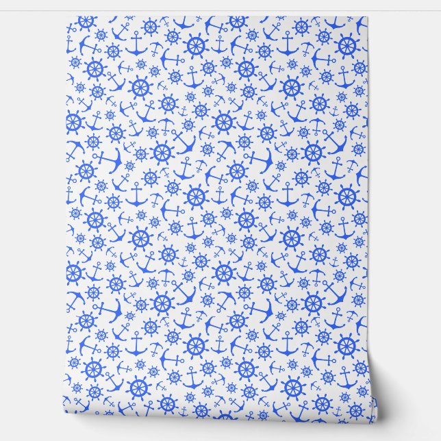 Nautical Tapete (Abrollen)