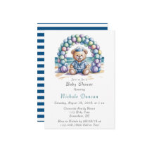 Nautical Teddy Bear Beach Boy Baby Dusche