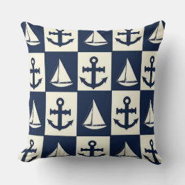 "Nautical" THROW PILLOW Kissen