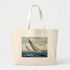Nautical Tote Bag Jumbo Stoffbeutel