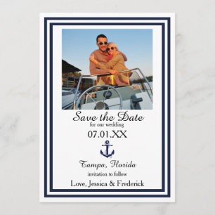 Nautical Trim für die doppelte Marine - Save the D Date