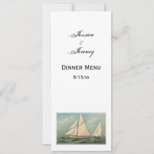 Nautical Vintag Yachten Racing #1 Einladung