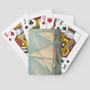 Nautical Vintag Yachten Racing #1 Spielkarten