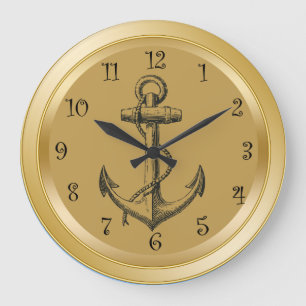 Nautical Wall Clocks Große Wanduhr