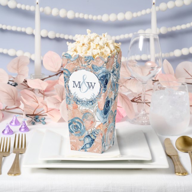 Nautical Wedding Beach Seashell Blume Geschenkschachtel (Hochzeit)