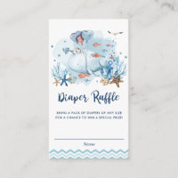 Nautical Whale Blue Baby Dusche Windeln Windeln Ra