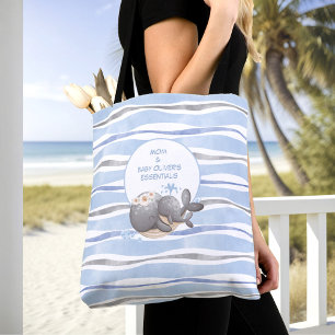 Nautical Whale Blue Summer Name Baby Essentials