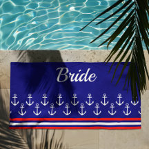 Nautical White Anchor Bride