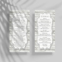 Nautical Whitewusal Wood Beach Wedding Collection
