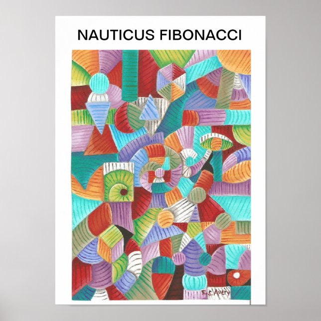Nauticus Fibonacci Poster (Vorne)