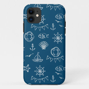 Nautikkühl Zeichnend Muster 2 Case-Mate iPhone Hülle