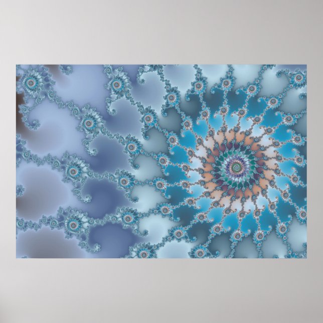 Nautilus - Fraktal Art Poster (Vorne)