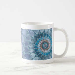 Nautilus - Fraktal-Kunst Kaffeetasse