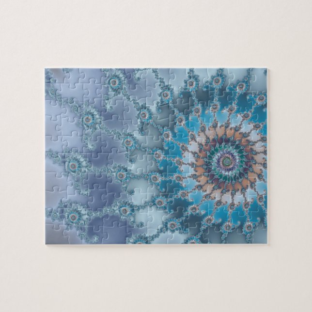 Nautilus - Fraktal-Kunst Puzzle (Horizontal)