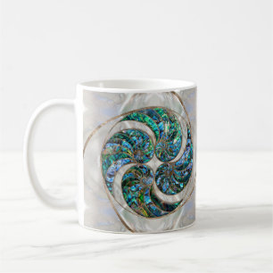 Nautilus Muschel - Abalone und Pearl Kaffeetasse