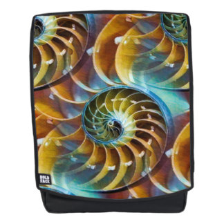 Nautilus Muschel Design Rucksack