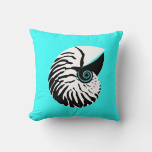 Nautilus-Muschel Kissen