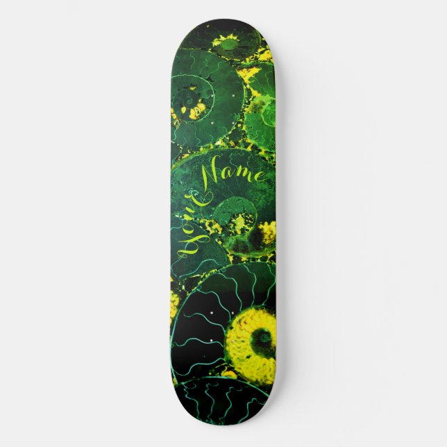 Nautilus-Muschel Skateboard (Vorderseite)