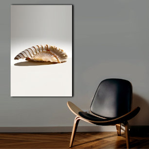 Nautilus Muschel Wanddekor Leinwanddruck
