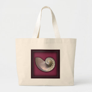 Nautilus-Muscheltasche Jumbo Stoffbeutel