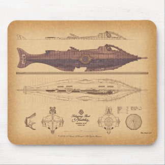 Nautilus-Pläne durch David McCamant Mousepad