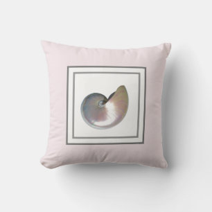 Nautilus rosa Kissen