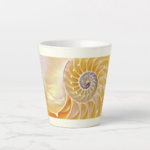 Nautilus seashell Latte Tasse